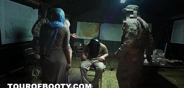  TOUR OF BOOTY - Rogue Military Soldiers Sneak Arab Hookers On Base